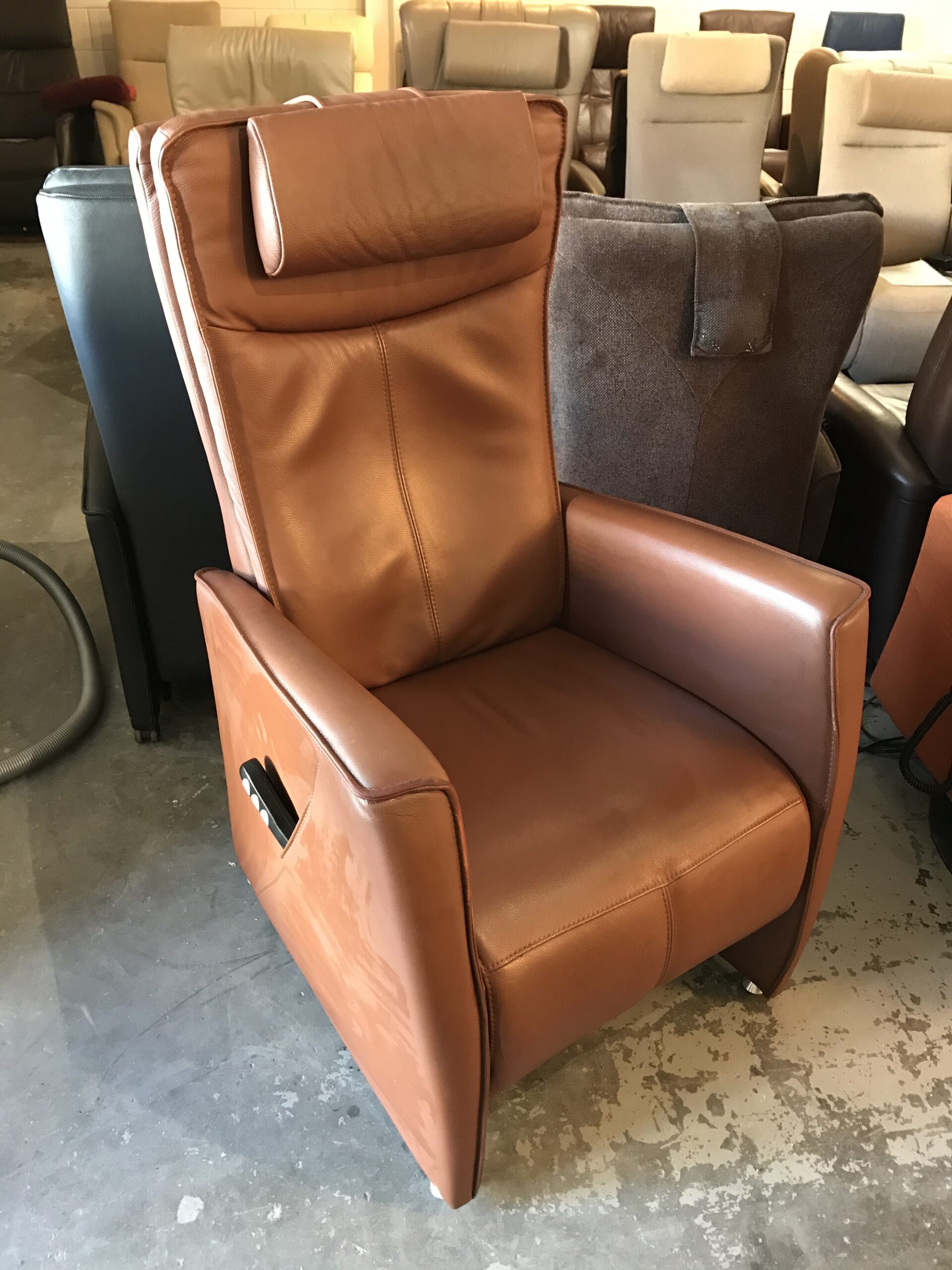 Prominent Relax stoel Chocolade bruin in top staat Sta op stoel Alkmaar