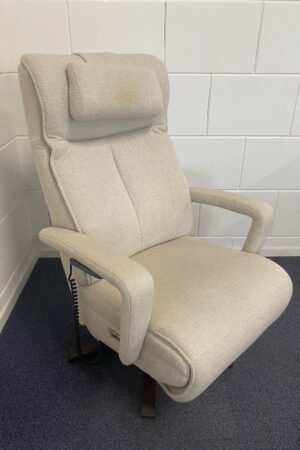 260443 - Prominent sta op relax stoel wit