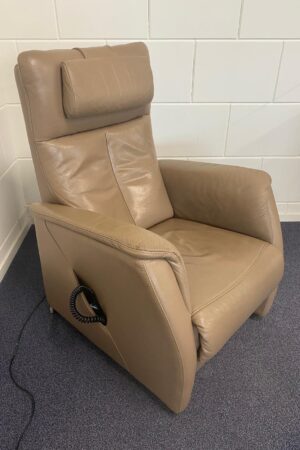 260440 - Prominent sta op relax stoel taupe