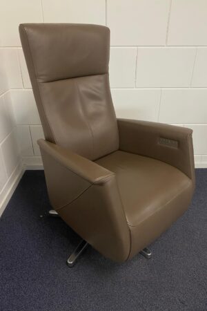 260672 - Prominent sta op relax stoel taupe