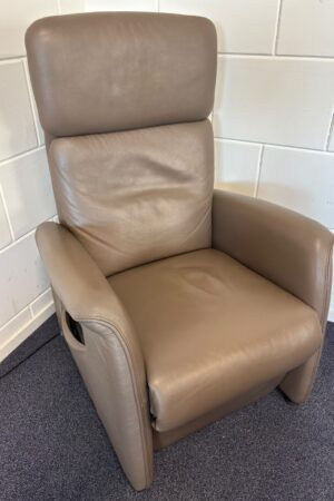 260997- Prominent sta op relax stoel donkergrijs/créme